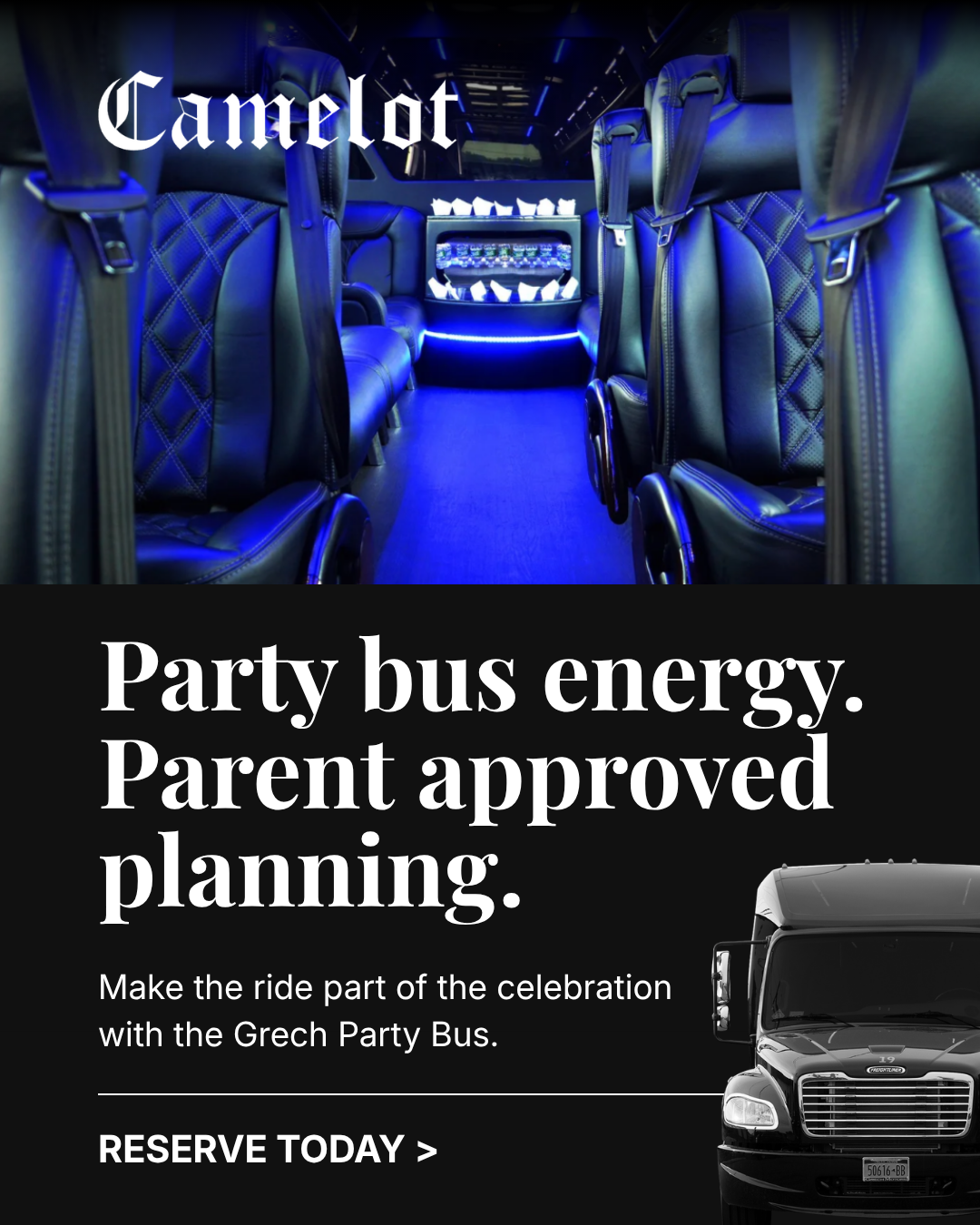 Camelot special events digital display advertisement